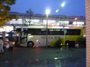 何時ものバスと京都駅